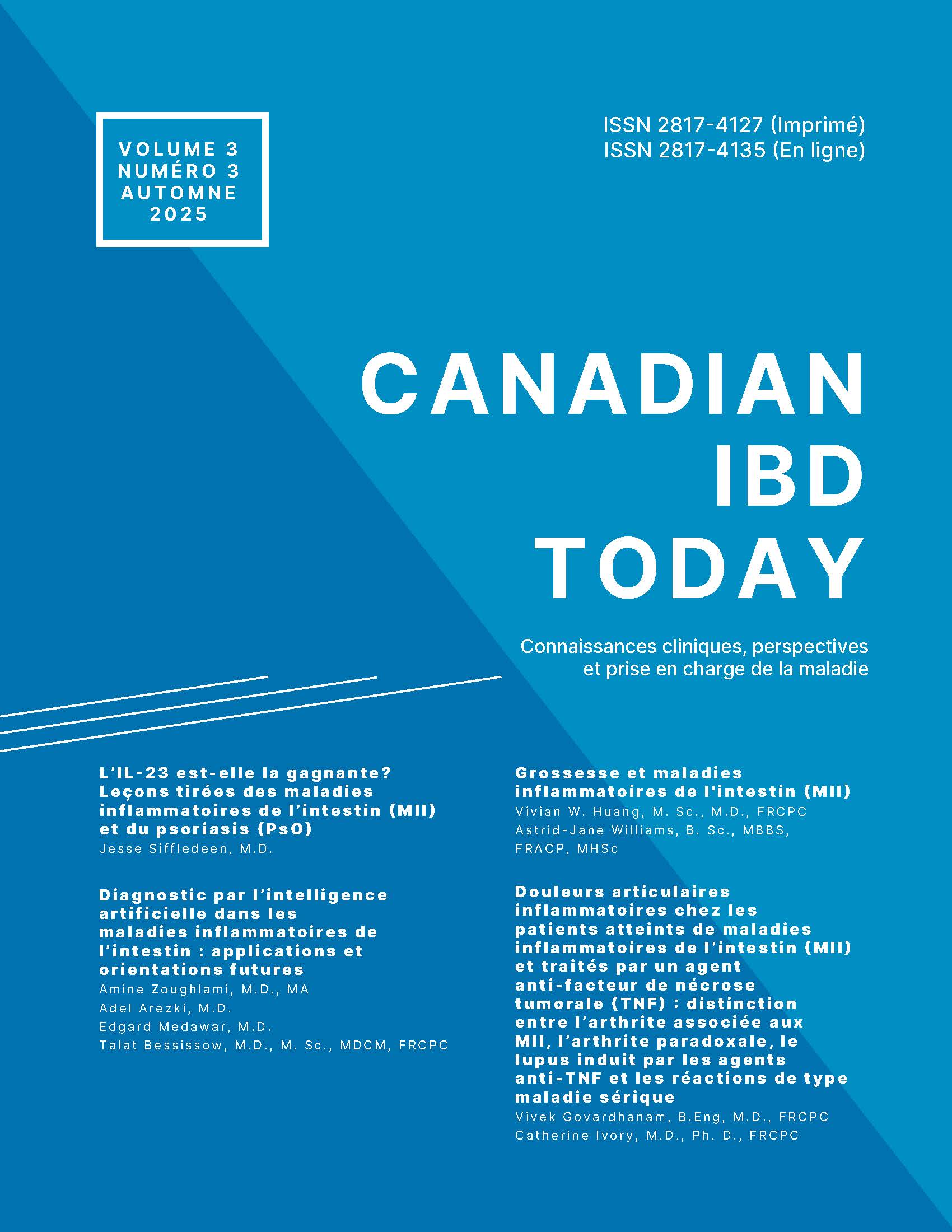 					Afficher Volume 3, numéro 3, automne 2025
				